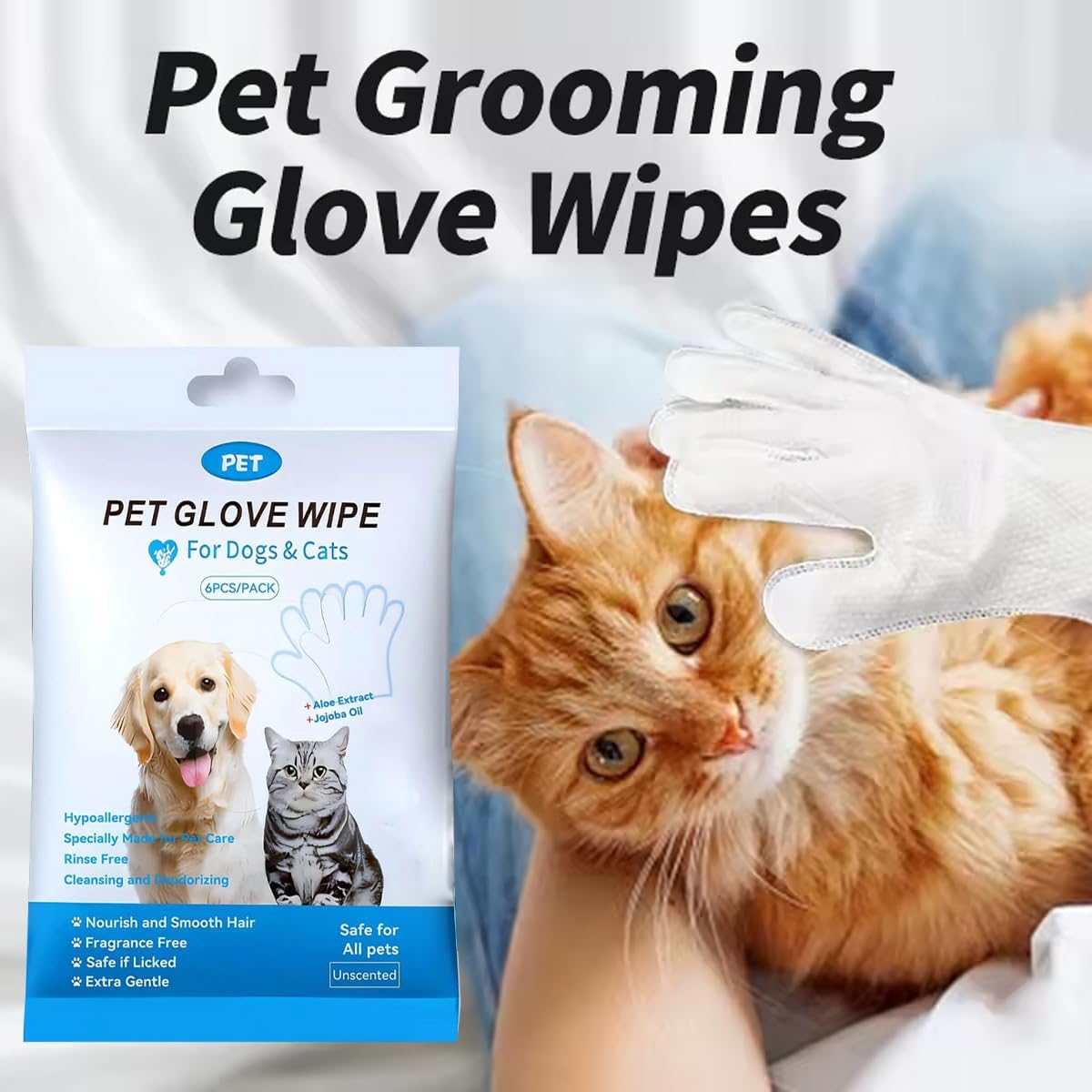Gooodboi™ Instant Bath-Pet Cleaning Gloves